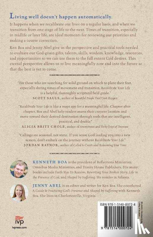 Boa, Kenneth, Abel, Jenny - Recalibrate Your Life – Navigating Transitions with Purpose and Hope