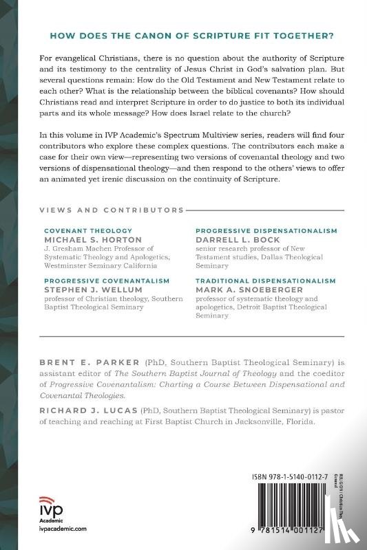 Parker, Brent E., Lucas, Richard J. - Covenantal and Dispensational Theologies – Four Views on the Continuity of Scripture