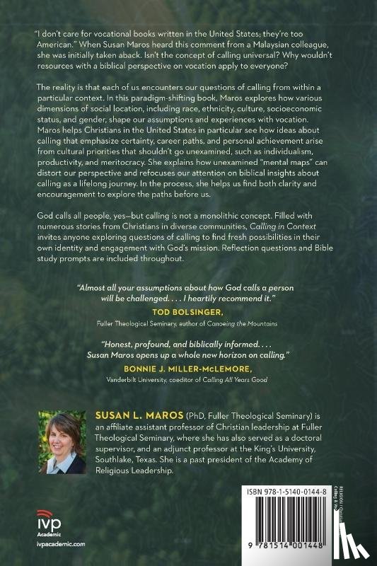 Maros, Susan L. - Calling in Context – Social Location and Vocational Formation
