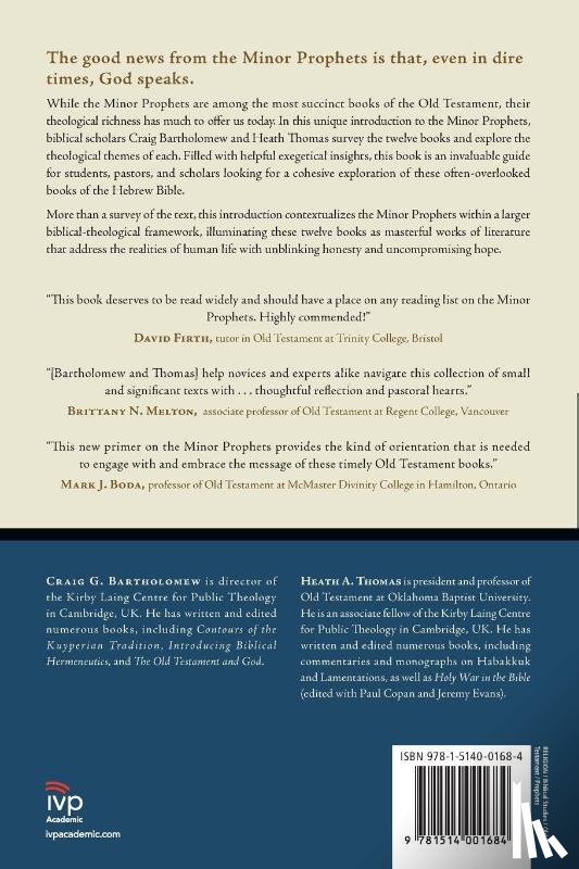 Bartholomew, Craig G., Thomas, Heath A. - The Minor Prophets
