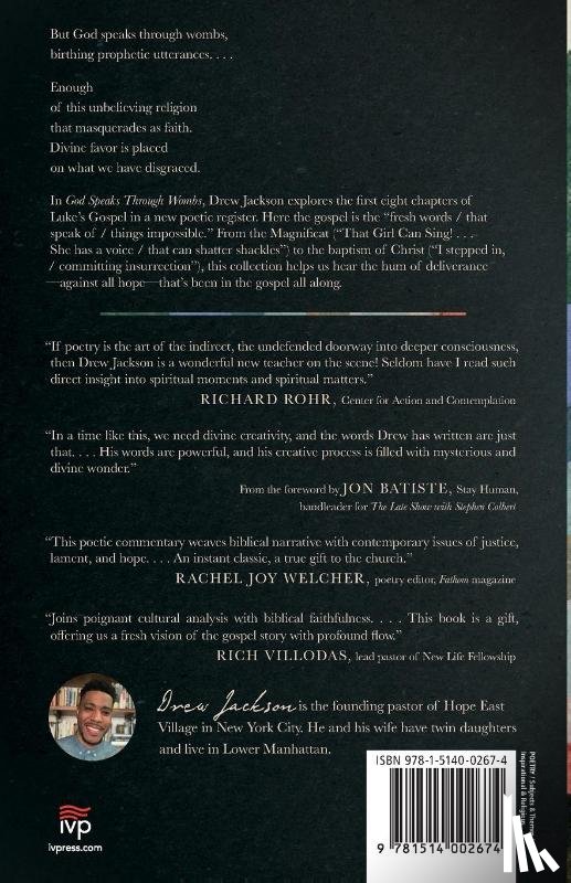 Jackson, Drew, Batiste, Jon - God Speaks Through Wombs – Poems on God`s Unexpected Coming