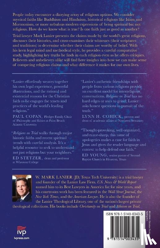 Lanier, W. Mark - Religions on Trial – A Lawyer Examines Buddhism, Hinduism, Islam, and More