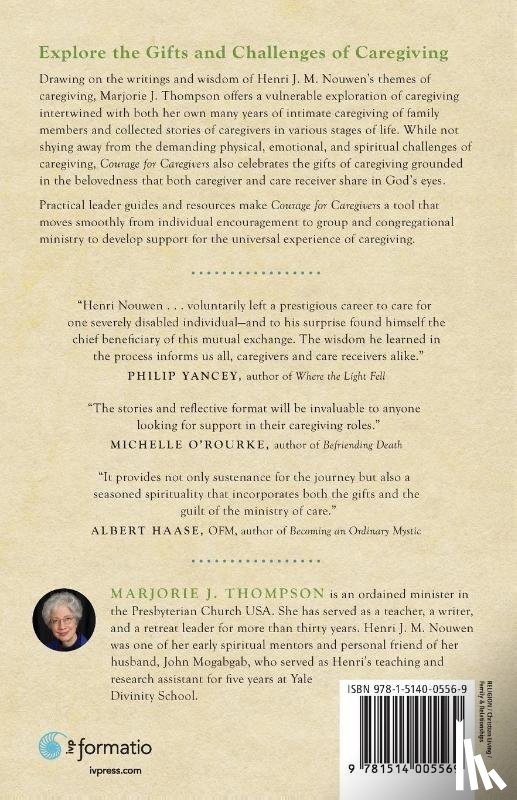 Thompson, Marjorie J. - Courage for Caregivers – Sustenance for the Journey in Company with Henri J. M. Nouwen