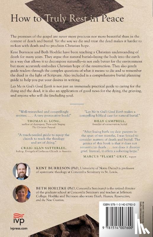 Burreson, Kent, Hoeltke, Beth - Lay Me in God's Good Earth