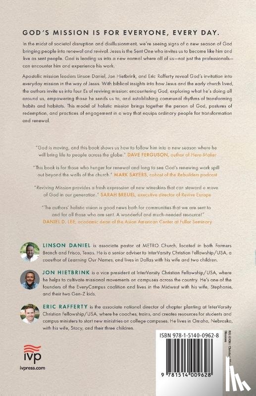 Daniel, Linson Thomas, Daniel, Linson, Hietbrink, Jonathan Paul, Hietbrink, Jon - Reviving Mission