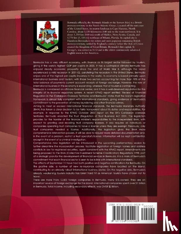 Www Ibpus Com - Bermuda Business Law Handbook Volume 1 Strategic Information and Basic Laws