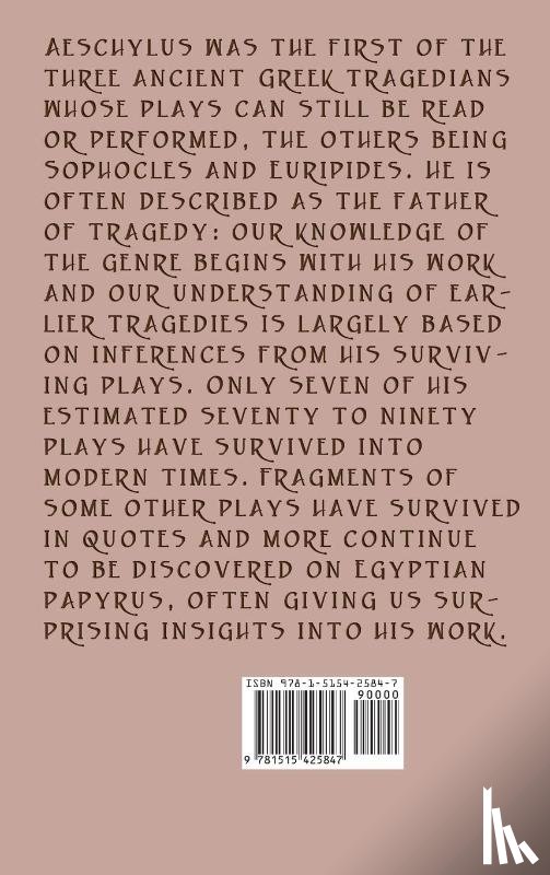Aeschylus, Aeschylus - The Seven Against Thebes