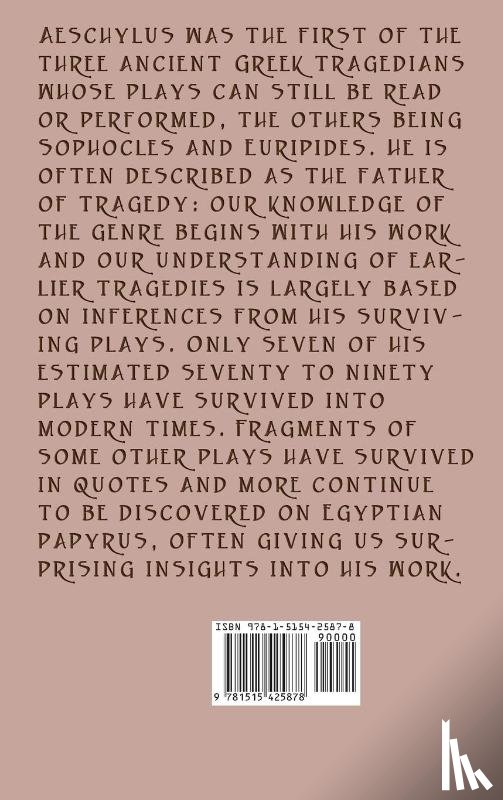 Aeschylus, Aeschylus - The Oresteia