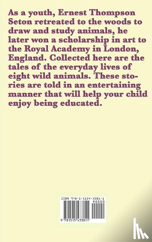 Seton, Ernest Thompson - Wild Animals I Have Known