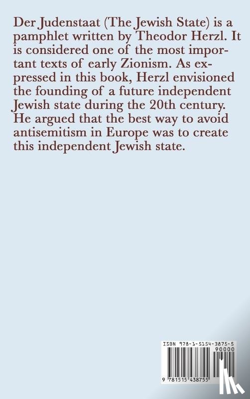 Herzl, Theodor - The Jewish State