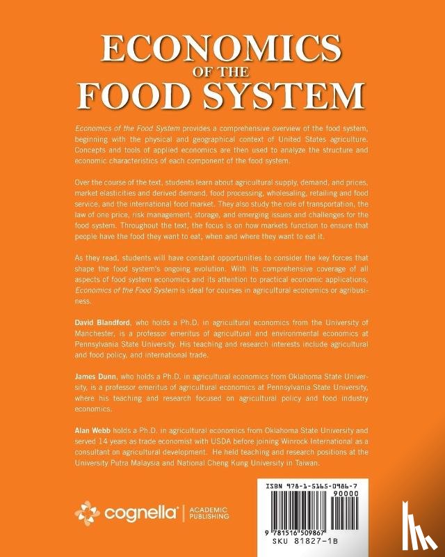David Blandford, James Dunn, Alan Webb - Economics of the Food System