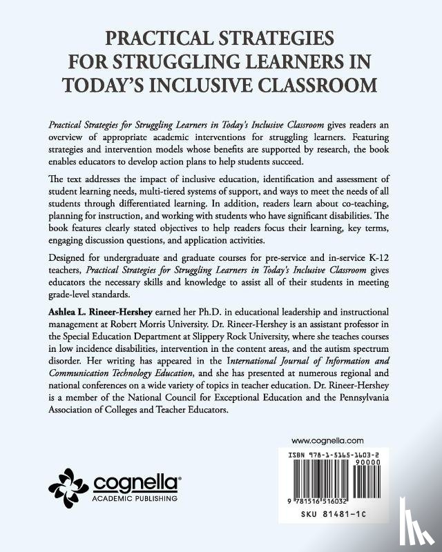 Ashlea L. Rineer-Hershey - Practical Strategies for Struggling Learners in Today's Inclusive Classroom