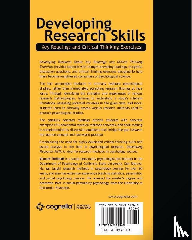 Vincent Trofimoff - Developing Research Skills