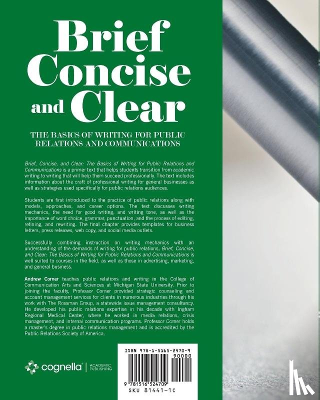 Andrew Corner - Brief, Concise, and Clear