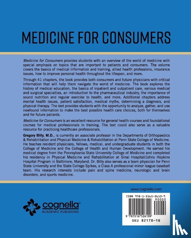 Gregory Billy - Medicine for Consumers