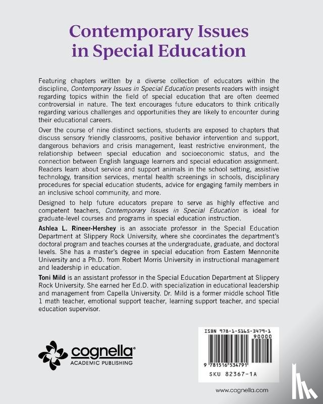 Ashlea L. Rineer-Hershey, Toni Mild - Contemporary Issues in Special Education