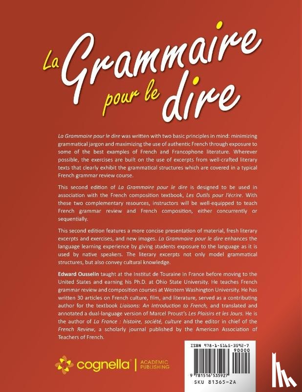 Edward Ousselin - La Grammaire pour le dire