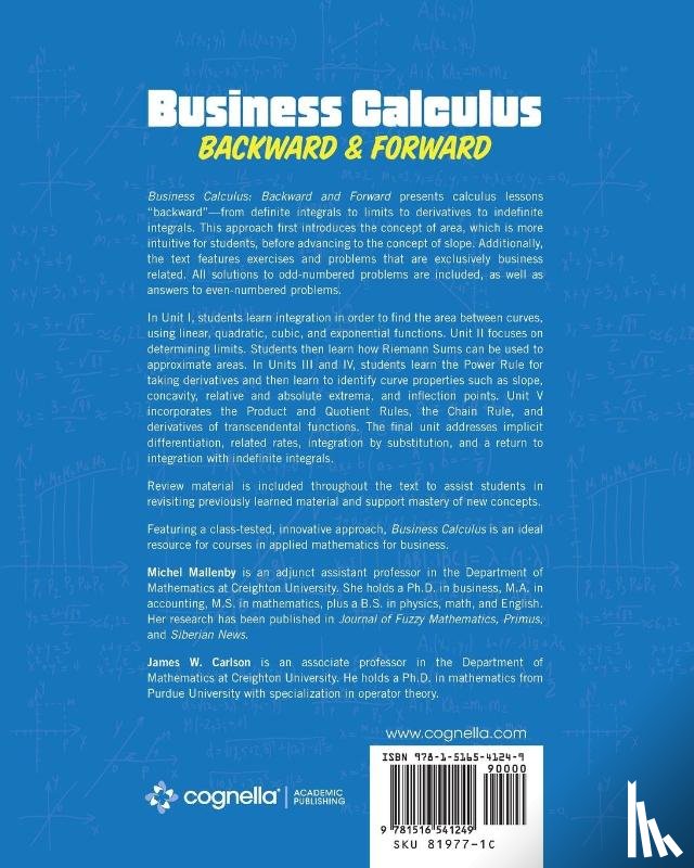 Mallenby, Michel - Business Calculus