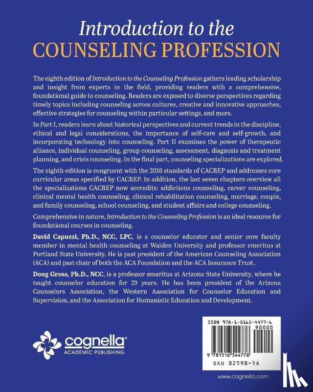 Capuzzi, David, Gross, Doug - Introduction to the Counseling Profession