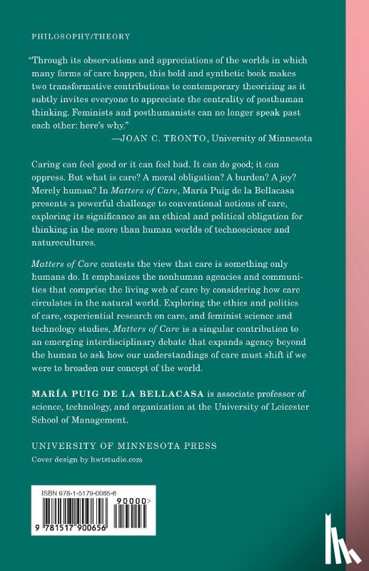 Puig de la Bellacasa, Maria - Matters of Care