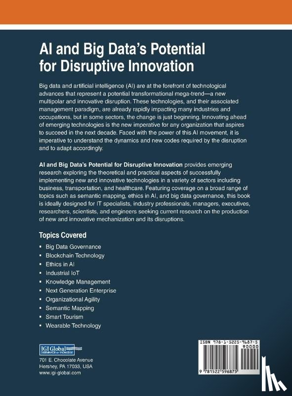  - AI and Big Data's Potential for Disruptive Innovation