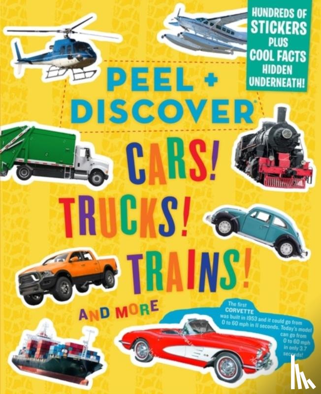 Publishing, Workman - Peel + Discover: Cars! Trucks! Trains! And More