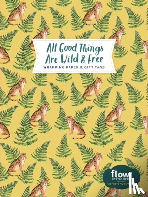Irene Smit - All Good Things Are Wild and Free Wrapping Paper and Gift Tags