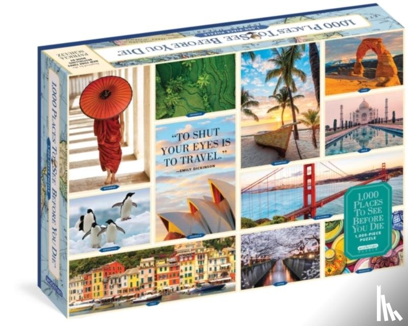 Schultz, Patricia - 1,000 Places to See Before You Die 1,000-Piece Puzzle
