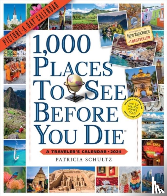 Schultz, Patricia, Calendars, Workman - 1,000 Places to See Before You Die Picture-A-Day Wall Calendar 2024