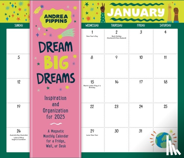 Pippins, Andrea, Calendars, Workman - Dream Big Dreams: Inspiration and Organization for 2025