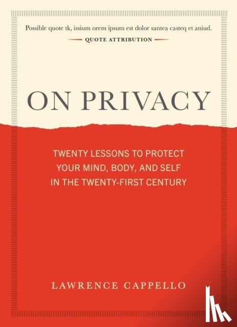 Cappello, Lawrence - On Privacy