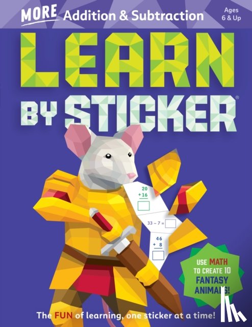 Publishing, Workman - Learn by Sticker: More Addition & Subtraction
