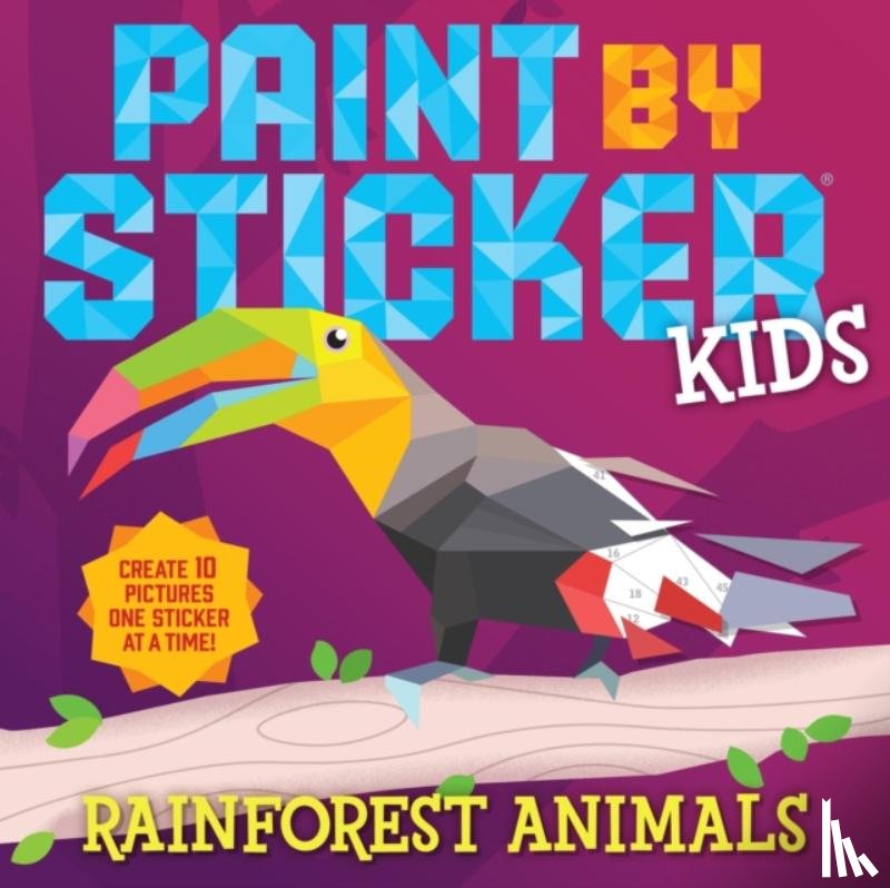 Publishing, Workman - Paint by Sticker Kids: Rainforest Animals