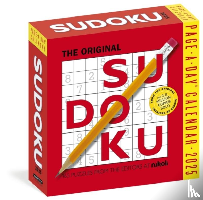Publishing, Nikoli, Calendars, Workman - Original Sudoku Page-A-Day® Calendar 2025