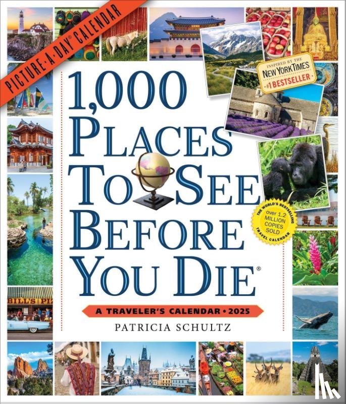 Schultz, Patricia, Calendars, Workman - 1,000 Places to See Before You Die Picture-A-Day® Wall Calendar 2025