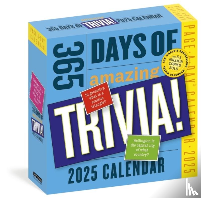 Calendars, Workman - 365 Days of Amazing Trivia Page-A-Day® Calendar 2025