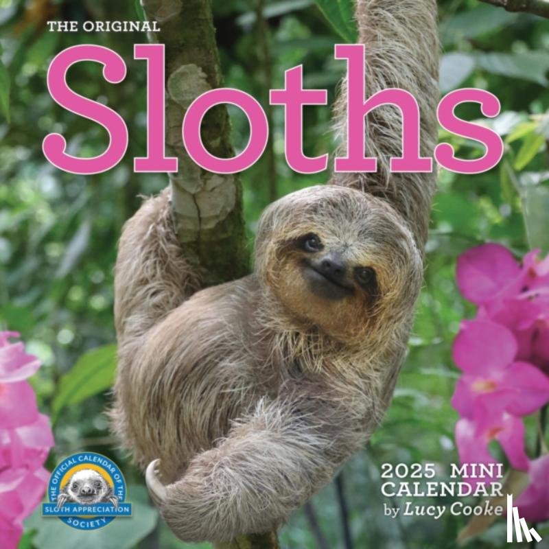 Cooke, Lucy, Calendars, Workman - Original Sloths Mini Wall Calendar 2025