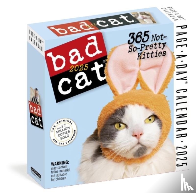 Prichett, Harry, Rosen, Richard D., Battles, Rob, Calendars, Workman - Bad Cat Page-A-Day® Calendar 2025