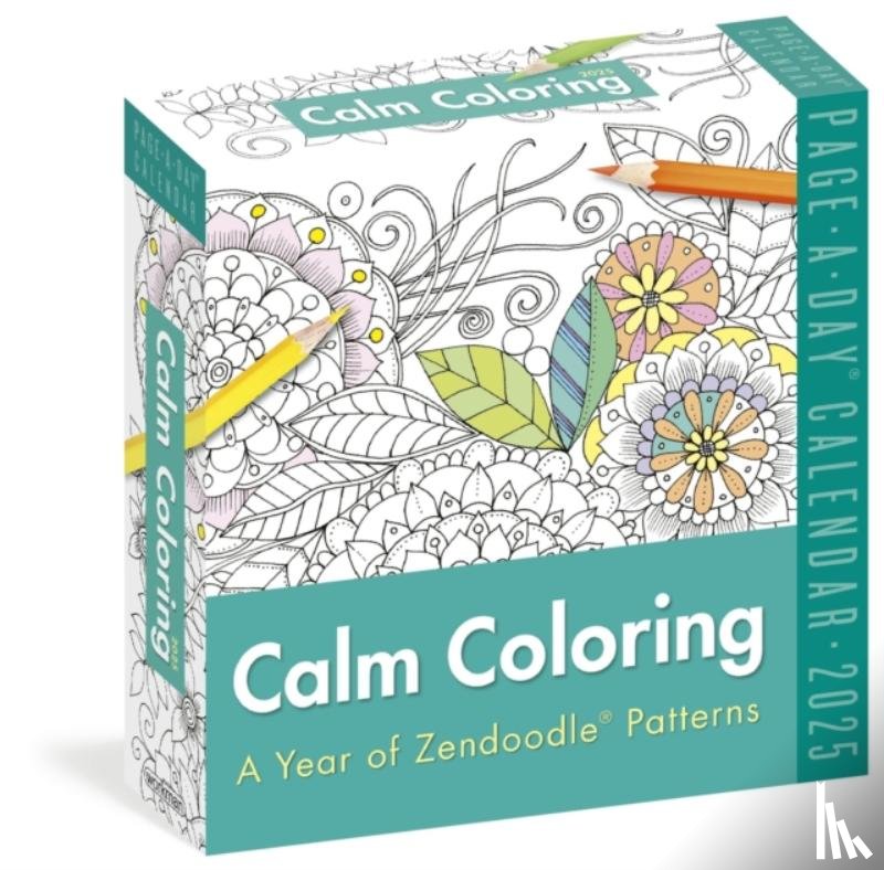 Calendars, Workman - Calm Coloring Page-A-Day® Calendar 2025