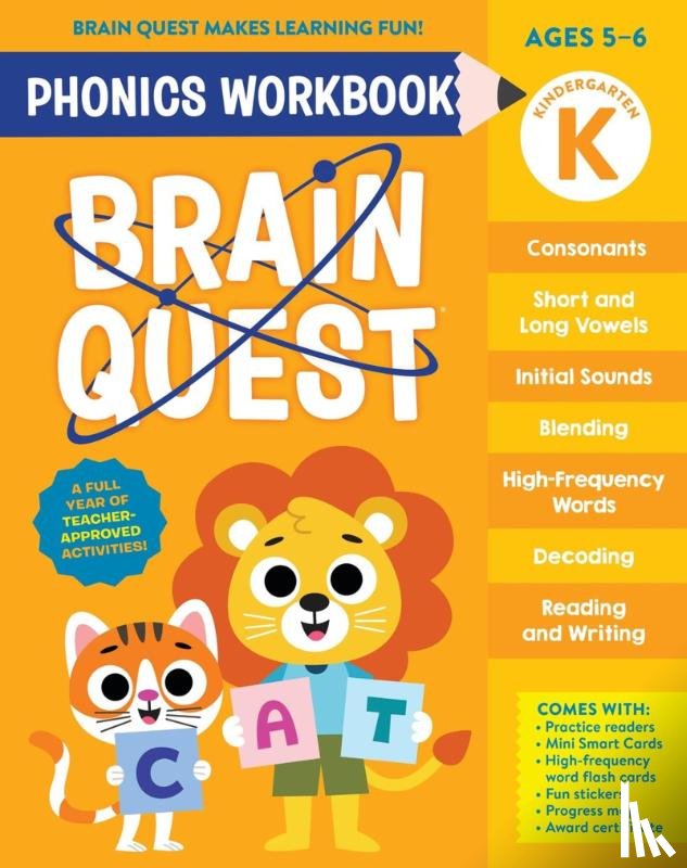 Publishing, Workman - Brain Quest Phonics Workbook: Kindergarten