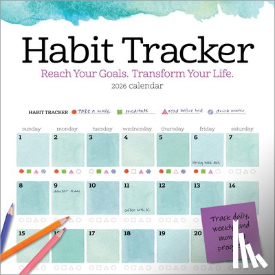 Calendars, Workman - Habit Tracker Wall Calendar 2026