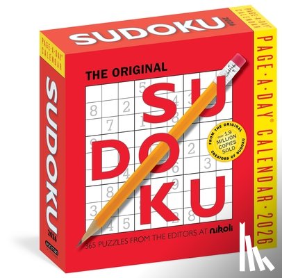 Editors of Nikoli Publishing - Original Sudoku Page-A-Day(r) Calendar 2026: 365 Puzzles from the Editors at Nikoli