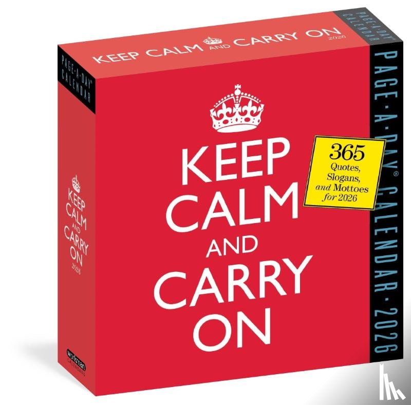 Calendars, Workman - Keep Calm and Carry On Page-A-Day® Calendar 2026