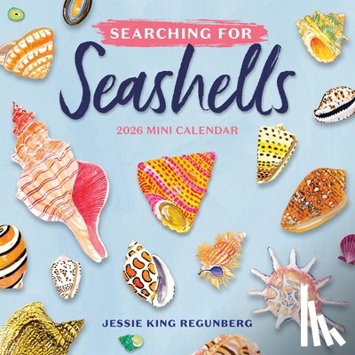 Regunberg, Jessie King, Calendars, Workman - Searching for Seashells Mini Wall Calendar 2026