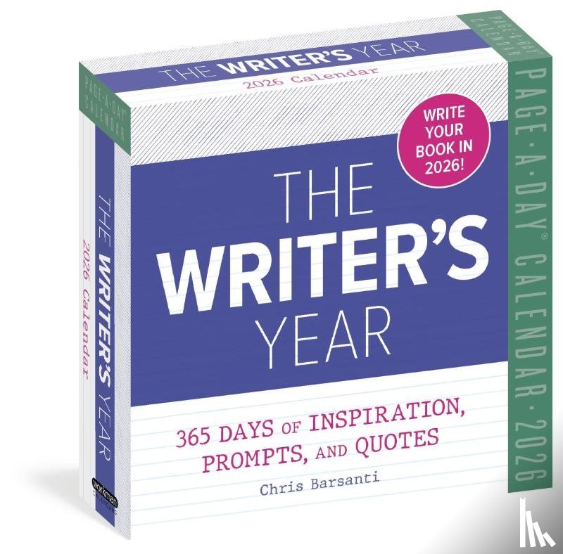 Barsanti, Chris, Calendars, Workman - Writer's Year Page-A-Day® Calendar 2026