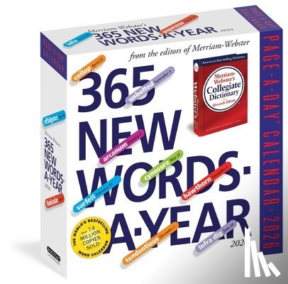 Workman Calendars - 365 New Words-A-Year Page-A-Day(r) Calendar 2026: From the Editors of Merriam-Webster
