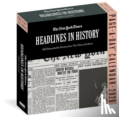 Workman Calendars - New York Times Headlines in History Page-A-Day(r) Calendar 2026: 365 Remarkable Stories from the Times Archives