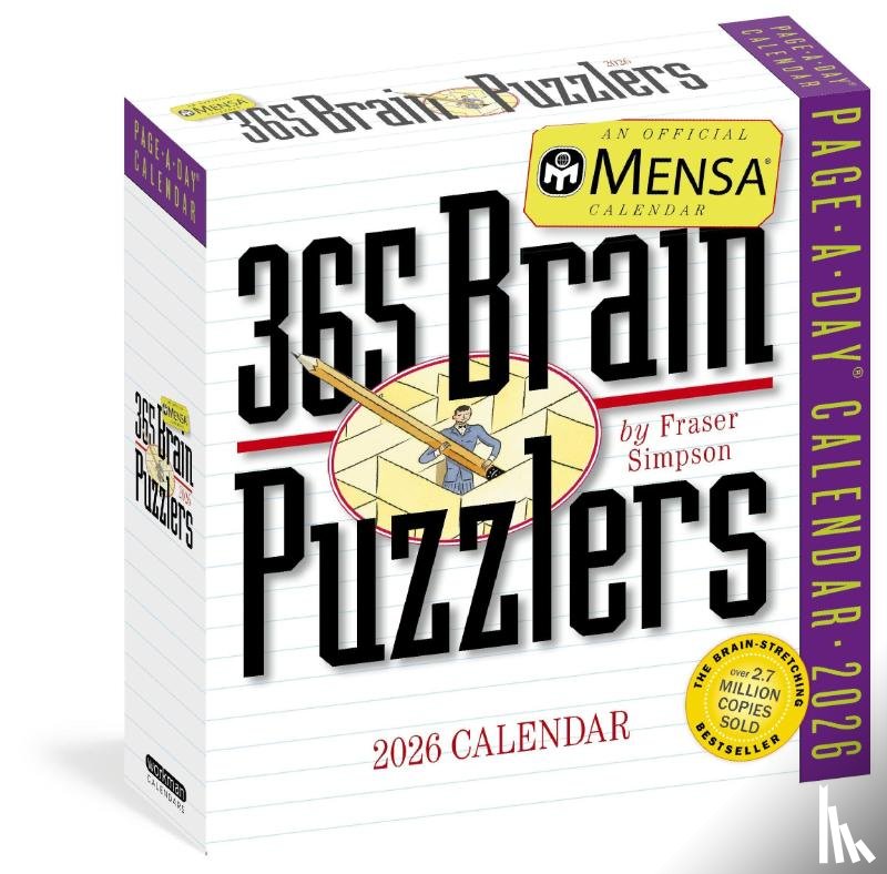 Simpson, Fraser, Workman Calendars - Mensa 365 Brain Puzzlers Page-A-Day® Calendar 2026