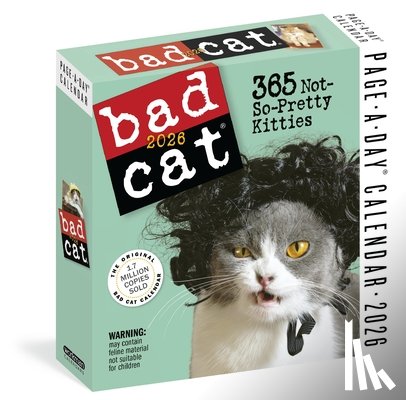 Workman Calendars - Bad Cat Page-A-Day(r) Calendar 2026: 365 Not-So-Pretty Kitties