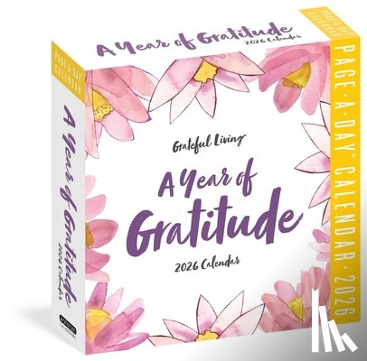 Living, Grateful, Calendars, Workman - Year of Gratitude Page-A-Day® Calendar 2026